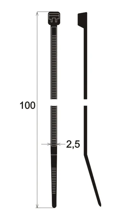 Extra sleva | Stahovací pásky 100x2.5