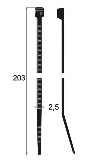 Ušetřete více | Stahovací pásky 203x2.5