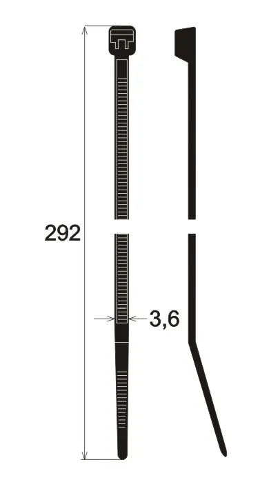 Stahovací pásky 292x3.6 | Populární