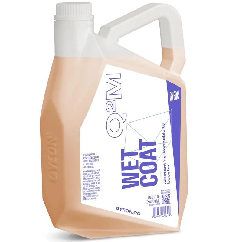 Rychloaplikační sealant Gyeon Q2M WetCoat (4 L) | Jen tento týden