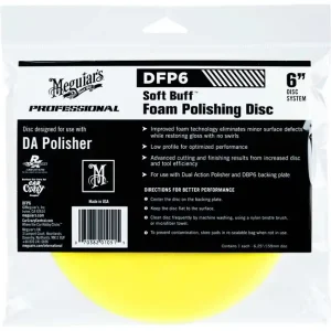 Meguiars Soft Buff Foam Polishing Disc 6" - leštící kotouč pro DA leštičku (středně tvrdý), 6palcový | Vysoká kvalita