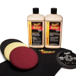 Zbývá pár kusů - Meguiar‘s Mirror Glaze Soft Buff Kit 5" - kompletní 5palcová sada na profesionální renovaci laku