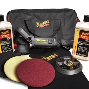 Končí brzy | Meguiar‘s Mirror Glaze Soft Buff DA Kit 6" - kompletní 6palcová sada na profesionální renovaci laku, vč. orbitální leštičky Meguiar‘s MT310