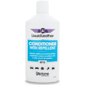 Vyživení kůže s ochranným sealantem Gliptone Liquid Leather GT13 Conditioner with repellent (250 ml) - Vysoká kvalita