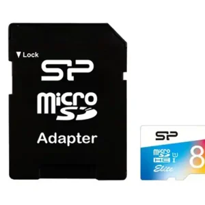 Paměťová Micro SD karta Silicon 8 GB + adaptér SD | Nenechte si ujít nabídku