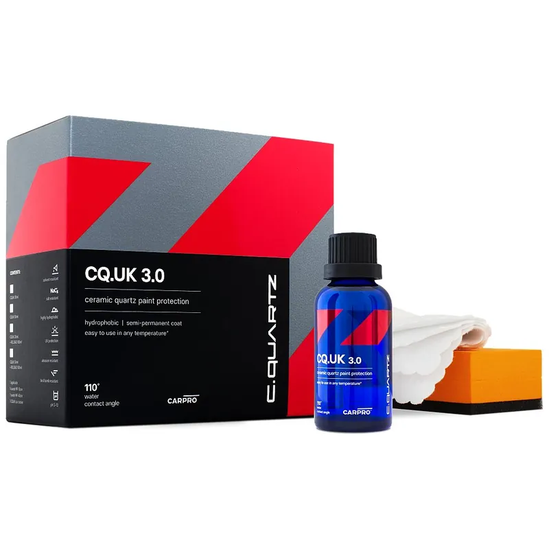 Keramická ochrana CarPro CQUARTZ UK 3.0 30 ml - Vrácení zdarma