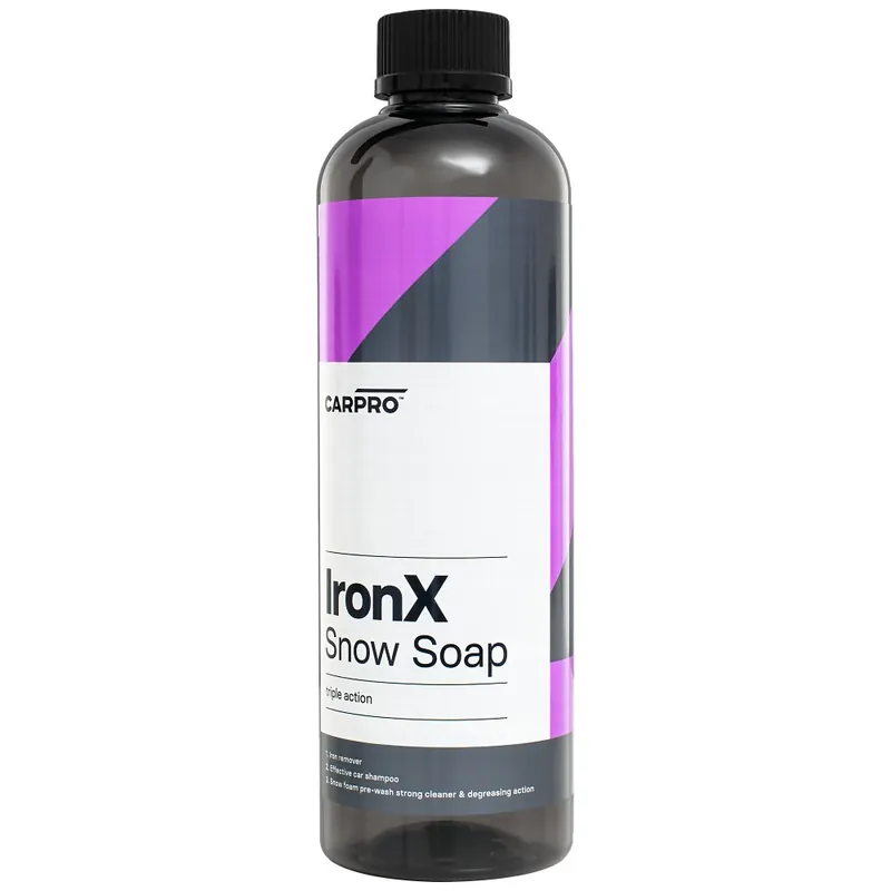 Zvýhodněná cena - Autošampon odstraňující polétavou rez CarPro IronX Snow Soap 500 ml