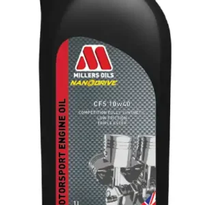 Nyní k dispozici - Millers Oils NanoDrive CFS 10w40 plně syntetický motorový olej s nano částicemi 1 L