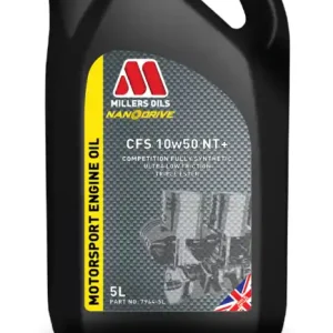 Ušetřete více - Millers Oils NanoDrive CFS 10w50 NT+ závodní plně syntetický olej s nano částicemi 5 L