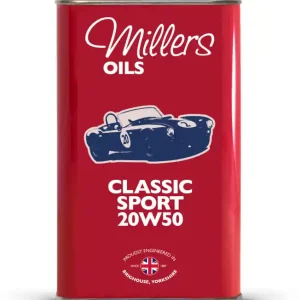 Bezpečná platba | Millers Oils Classic Sport 20w50 polosyntetický motorový olej pro veterány 1 L