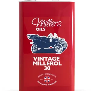 Millers Oils Vintage Millerol 30 jednorozsahový olej pro veterány 5 L - Rychlé dodání