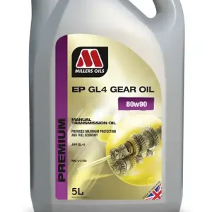 Extra sleva - Millers Oils EP 80w90 GL4 minerální převodový olej 5 L