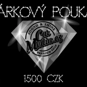 Doprodej | CarMedia dárkový poukaz v hodnotě 1500,-Kč