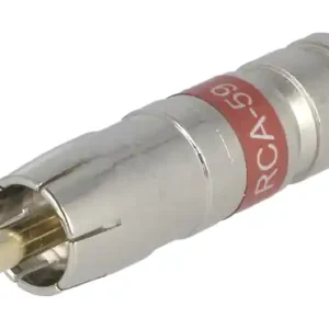 Omezené množství - RCA Cinch konektor PCT-RCA59 červený
