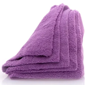 Akční sleva - Work Stuff Gentleman Basic Purple 350 GSM 5xPack 40x40 cm leštící utěrky fialové 5ks