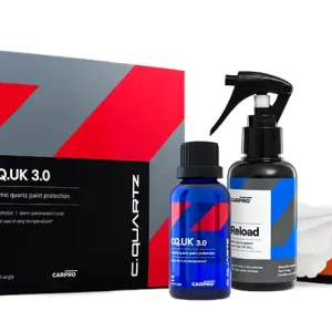 Objednat online - Sada keramické ochrany CarPro CQUARTZ UK 3.0 30 ml + Reload
