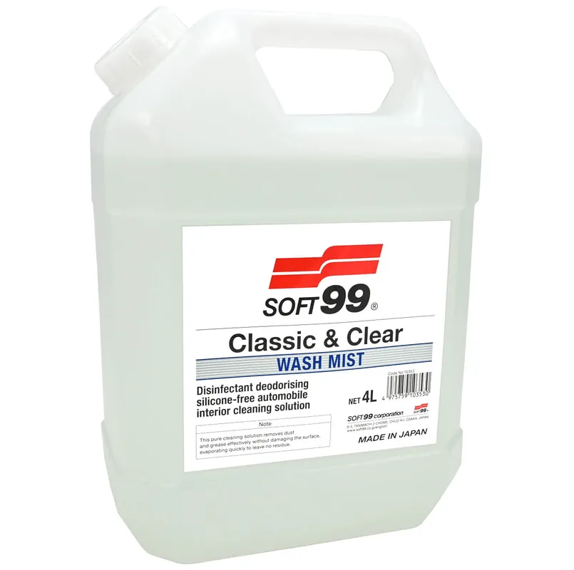 Čistič a oživovač interiéru Soft99 Wash Mist (4 L) - Extra sleva