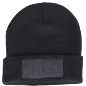 Čepice Auto Finesse The Double Stack Beanie Black - Právě v prodeji