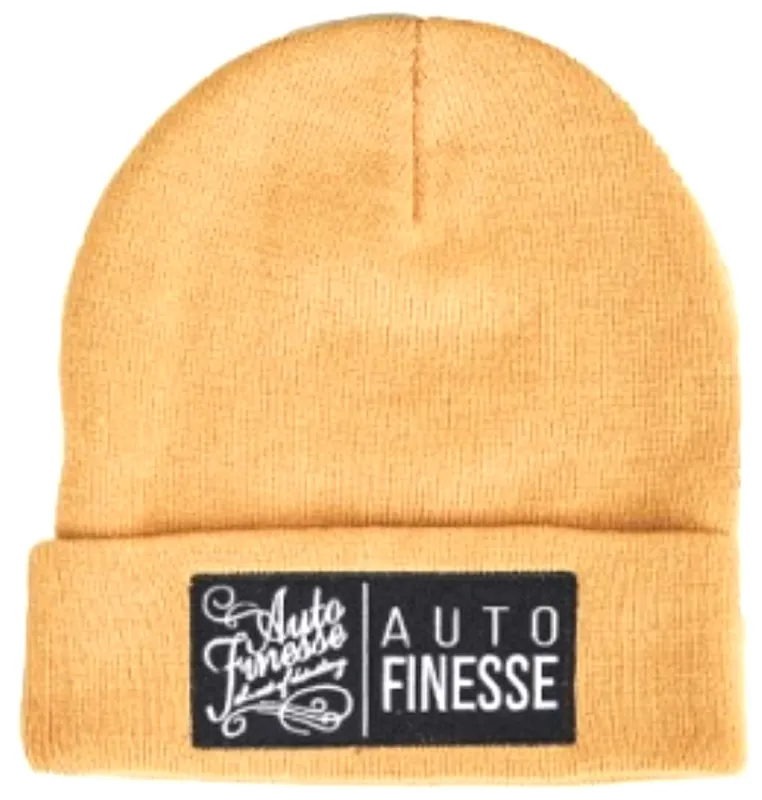 Čepice Auto Finesse The Double Stack Beanie Mustard | Snadné objednání