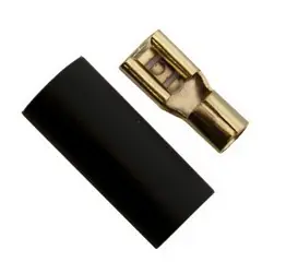Four Connect reproduktorový konektor FASTON 6.0 mm² / 4.8 mm černý - Velká sleva