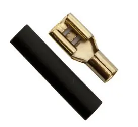 Four Connect reproduktorový konektor FASTON 2.5 mm² / 4.8 mm černý | Akční sleva