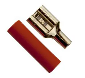 Speciální cena - Four Connect reproduktorový konektor FASTON 2.5 mm² / 6.3 mm červený