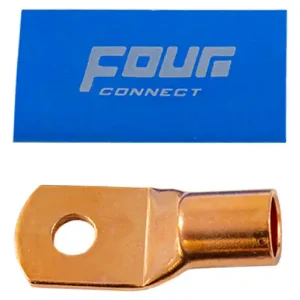 Omezené zásoby - Four Connect měděné kabelové oko 35 qmm M8 blue