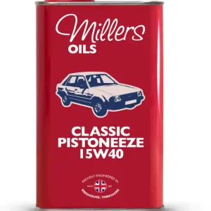 Nový produkt | Millers Oils Classic Pistoneeze 15w40 minerální motorový olej pro youngtimery 1 L