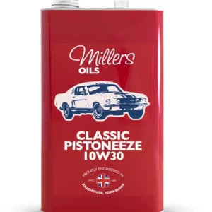 Právě přidáno | Millers Oils Classic Pistoneeze 10w30 polosyntetický motorový olej pro youngtimery 5 L