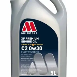 Millers Oils XF PREMIUM C2 0w30 5 L plně syntetický olej - Čerstvá novinka