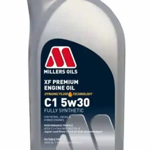 Millers Oils XF PREMIUM C1 5w30 1 L plně syntetický olej - Super nabídka