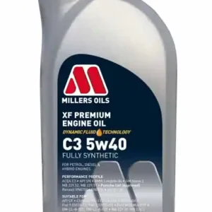 Skvělá cena | Millers Oils XF PREMIUM C3 5w40 1 L plně syntetický olej