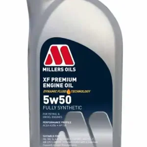 Millers Oils XF PREMIUM 5w50 1 L plně syntetický olej | Špičkový produkt