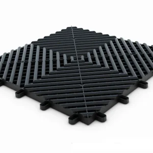 Do vyčerpání zásob | Plastová dlaždice modulární podlahy černá Maxton Floor Black V2
