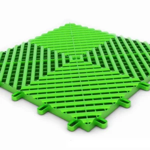 Výborné hodnocení - Plastová dlaždice modulární podlahy světle zelená Maxton Floor Light Green V2