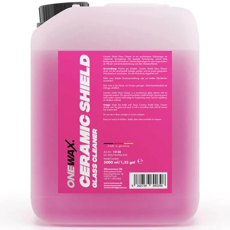 Čistič oken s tekutými stěrači OneWax Ceramic Shield Glass Cleaner (5 L) - Mezi nejprodávanějšími