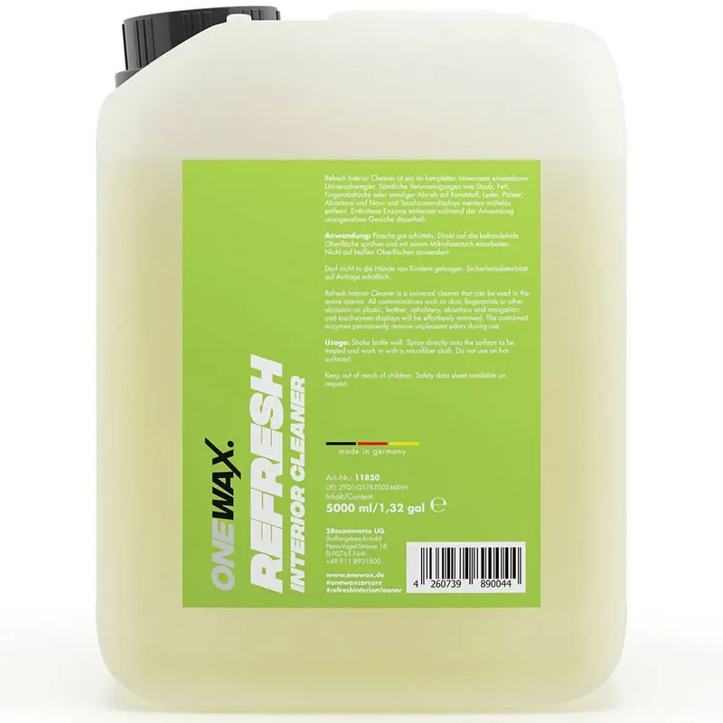 Čistič interiéru OneWax Refresh Interior Cleaner (5 L) - Výhodná nabídka