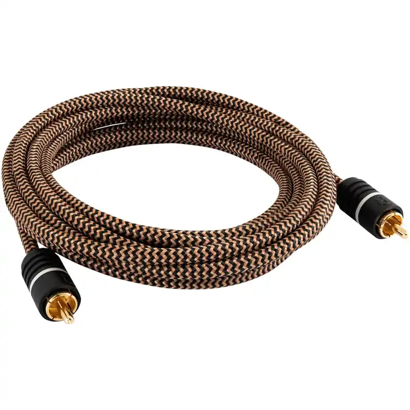 Signálový kabel v opletu Proson Arctic Series Subwoofer RCA Cable (4 m) - Výhodný nákup