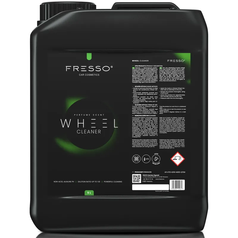 Čistič na kola FRESSO Wheel Cleaner (5 L) - Připraveno k expedici