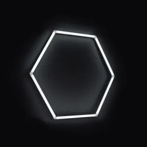 LED hexagonové světlo 6500 K (97 x 84 cm) | Připraveno k expedici