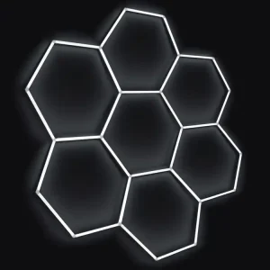 Speciální nabídka | LED hexagonové světlo 4500 K (238 x 252 cm)