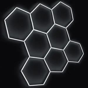 LED hexagonové světlo 6500 K (252 x 238 cm) | Poslední kus
