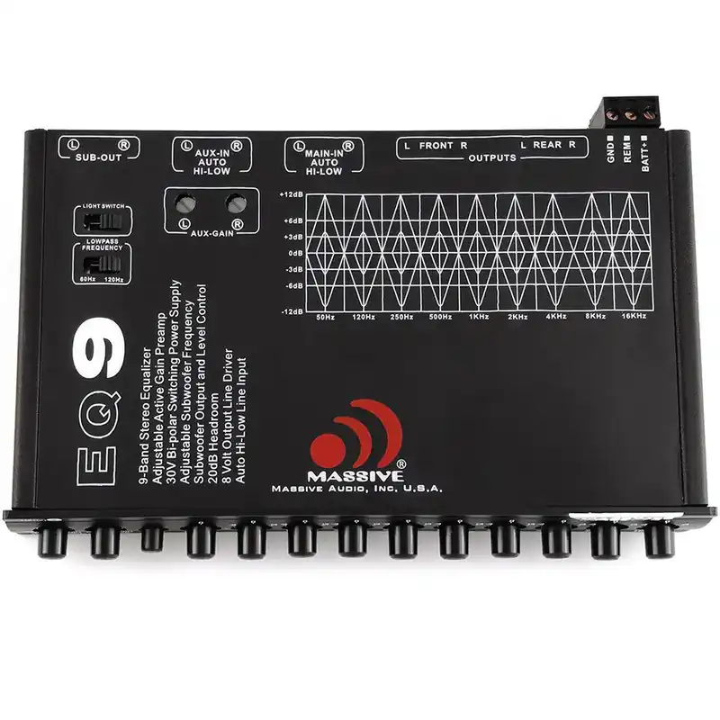 Externí ekvalizér Massive Audio EQ9 | Skladem