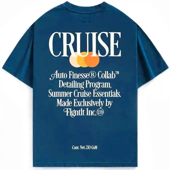Speciální cena | Tričko Auto Finesse x FLGNTLT Cruise T-shirt Blue (L)