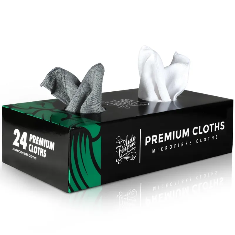 Bestseller - Sada mikrovláknových utěrek Auto Finesse Premium Cloth Box (24 pack)