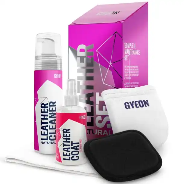 Skladem - Sada pro čištění a impregnaci kůže Gyeon Q2M LeatherSet NATURAL