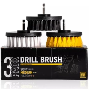 Sada kartáčů do vrtačky Work Stuff Detailing Brush Classic 3-pack - Rychlá expedice
