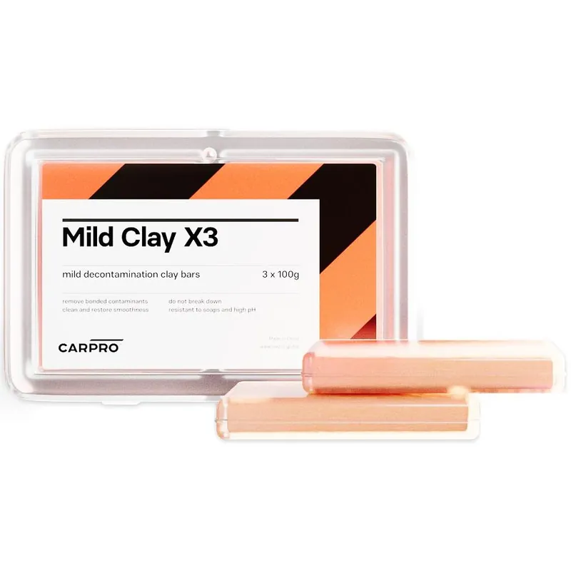 Sada dekontaminačních hlín CarPro 3Clays MILD (3x 100g) - Sleva
