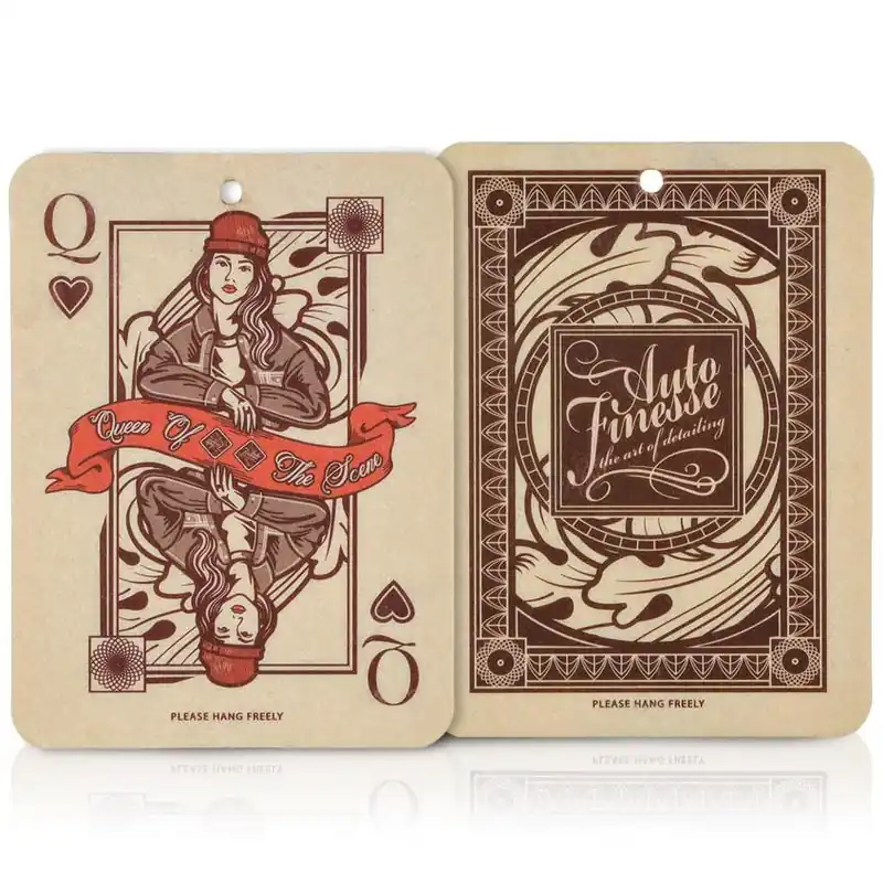 Poslední šance | Závěsná vůně Auto Finesse Playing Card Air Freshener QUEEN