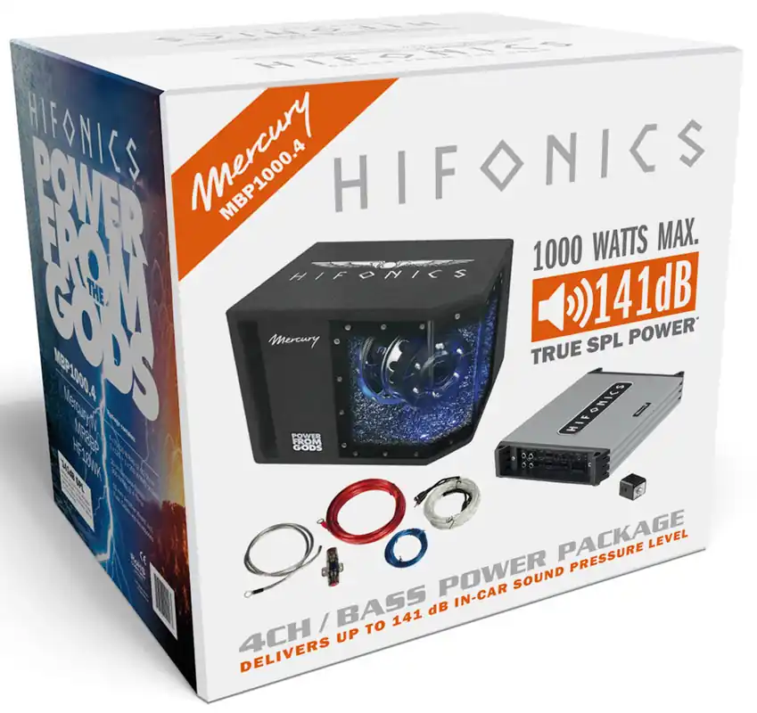 Rychlé dodání | Subwooferová sada Hifonics MBP1000.4